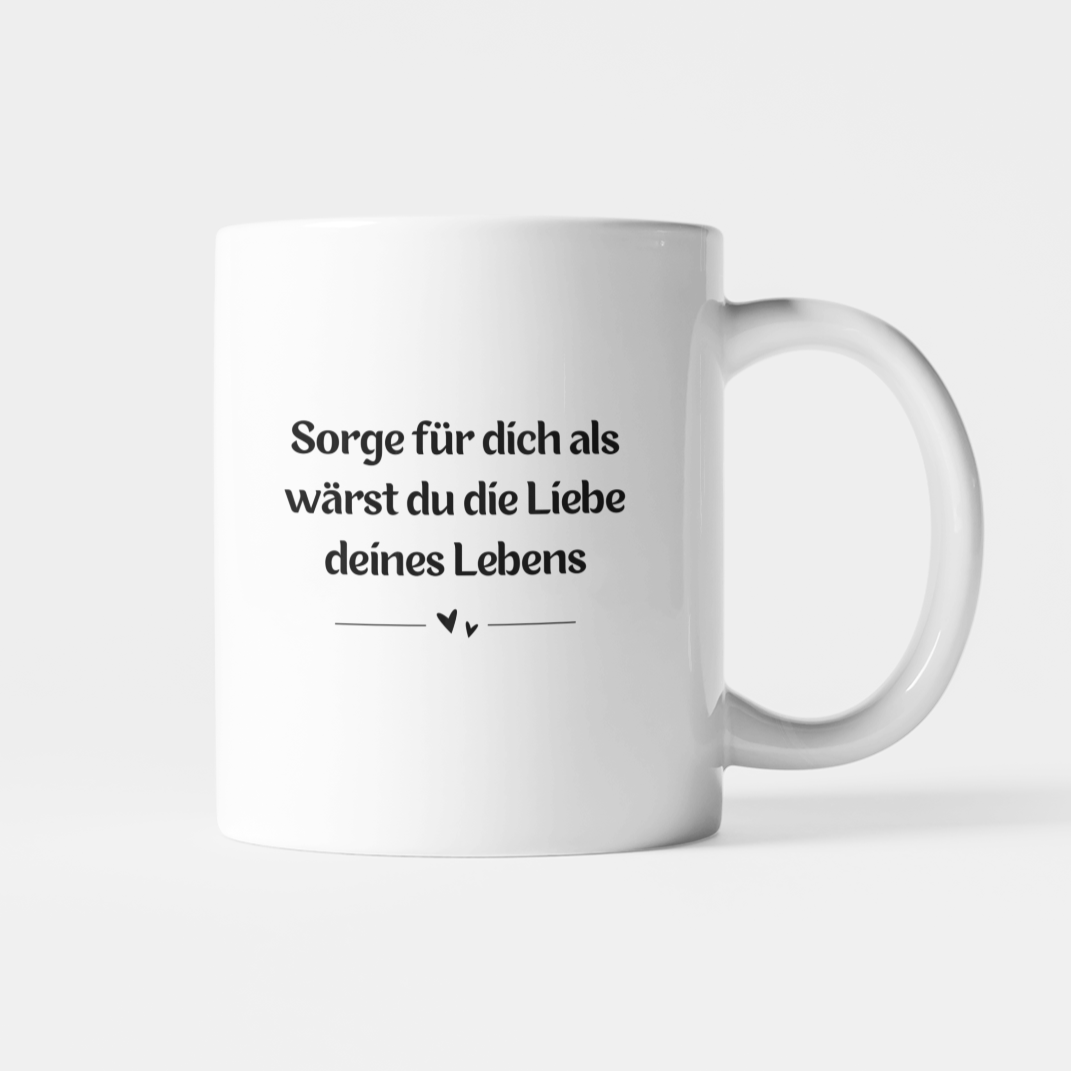 Selbstfürsorge Tasse