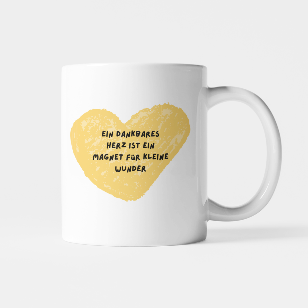 Dankbares Herz Tasse