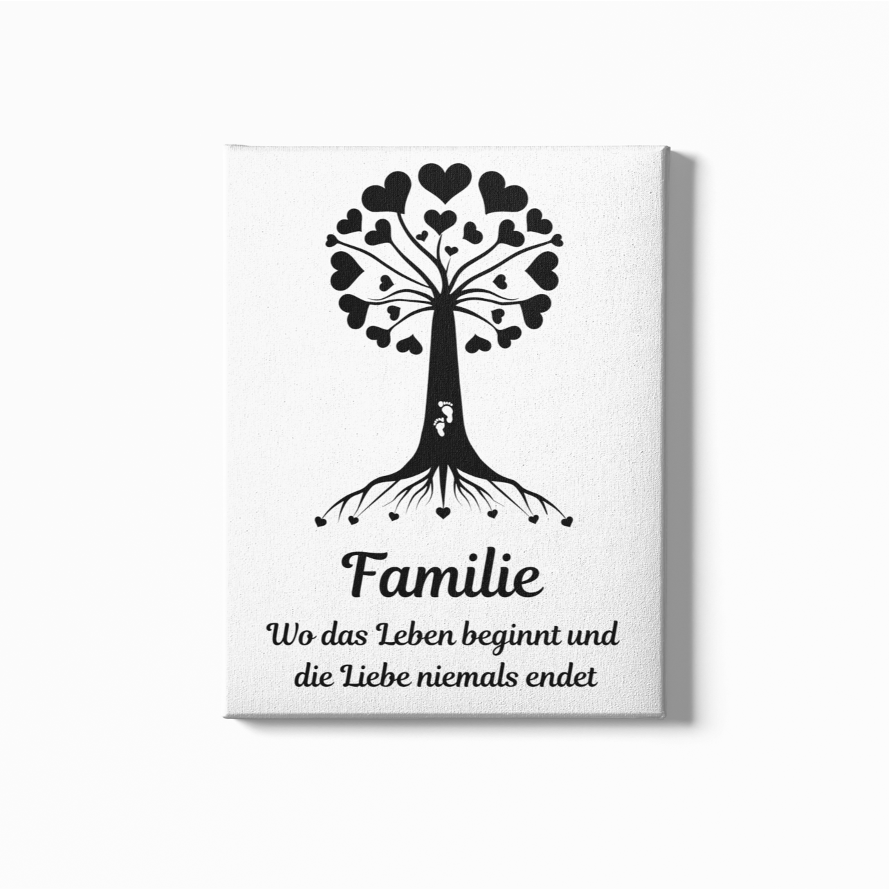 Familie - Leinwand Canvas