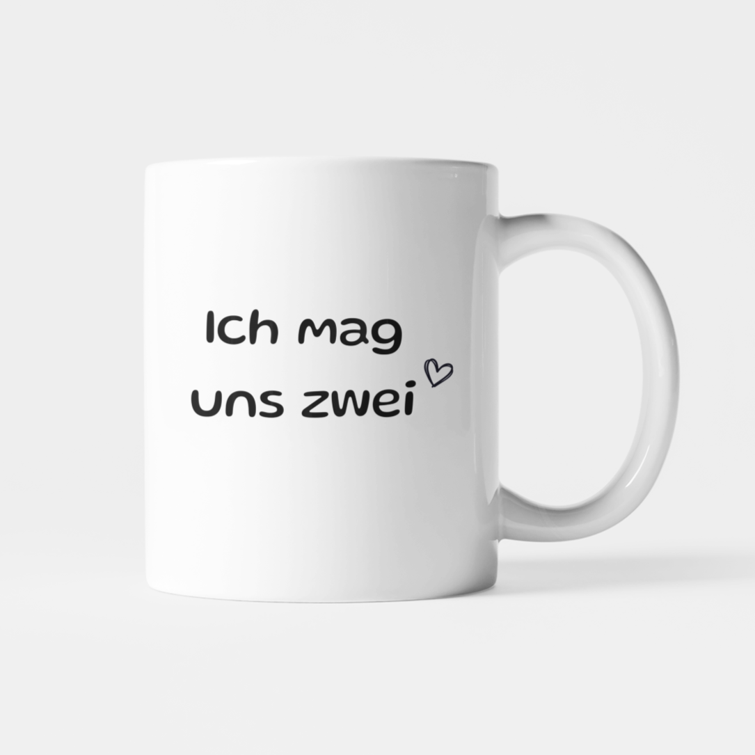 Ich mag uns zwei Tasse