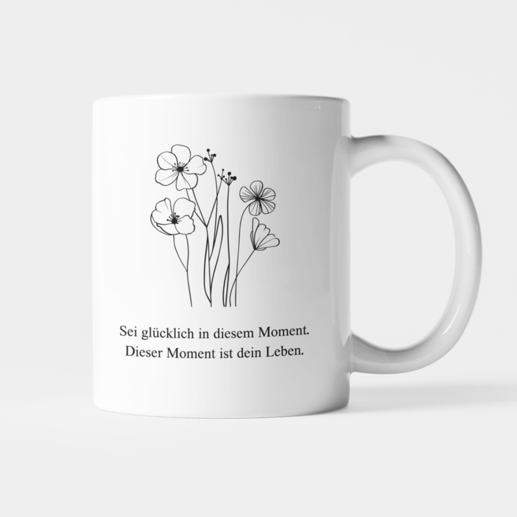 Blumen Tasse